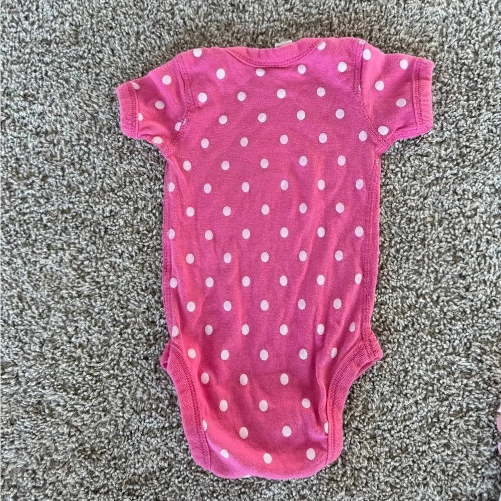 Michigan State Spartans Baby Girl Bodysuit Set MSU Spartan outfit Size 6-9
